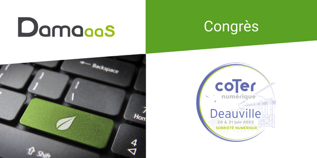 DAMAaaS est présent au congrès du COTER numérique