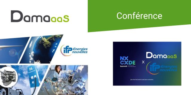 Conférence retour d'expérience IFPEN et DAMAaaS au NoCode Summit